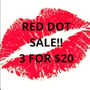 🔴 Red Dot 3/$20 Sale